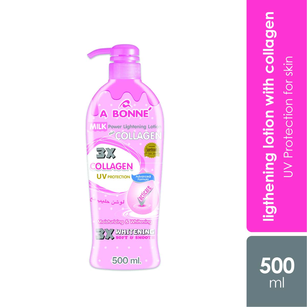 A Bonne' Milk Power Lightening Lotion With Collagen 500ml