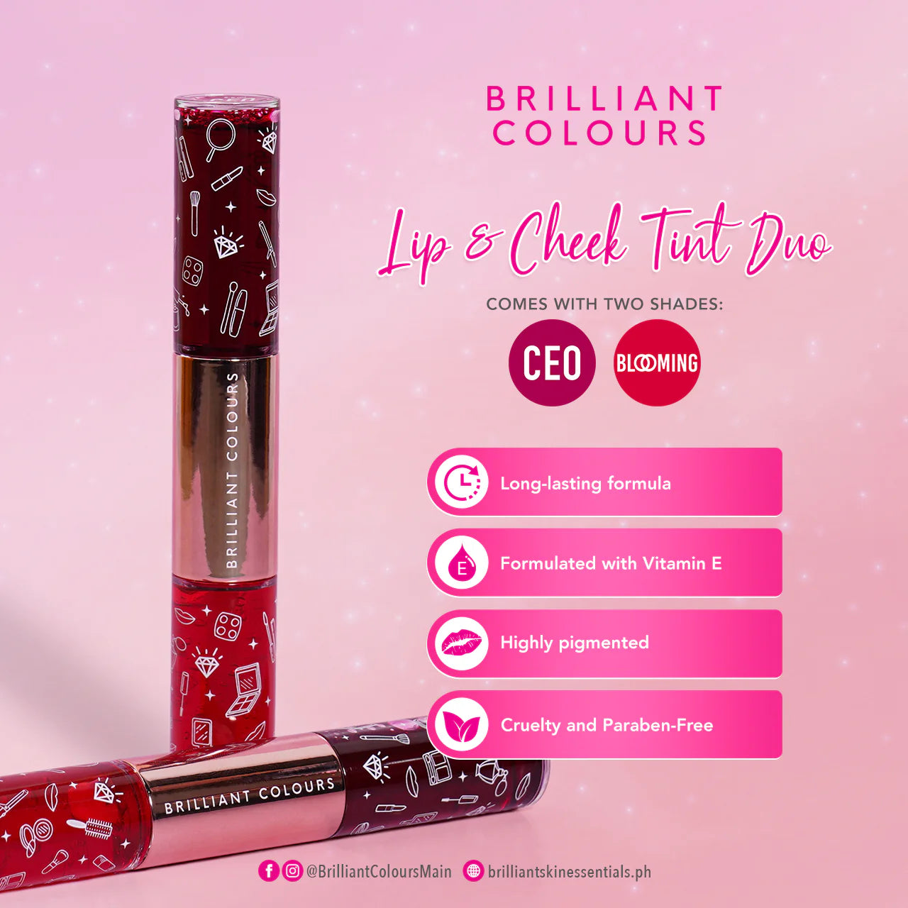 Brilliant Skin Duo Lip & Cheek Tint (CEO & Blooming )