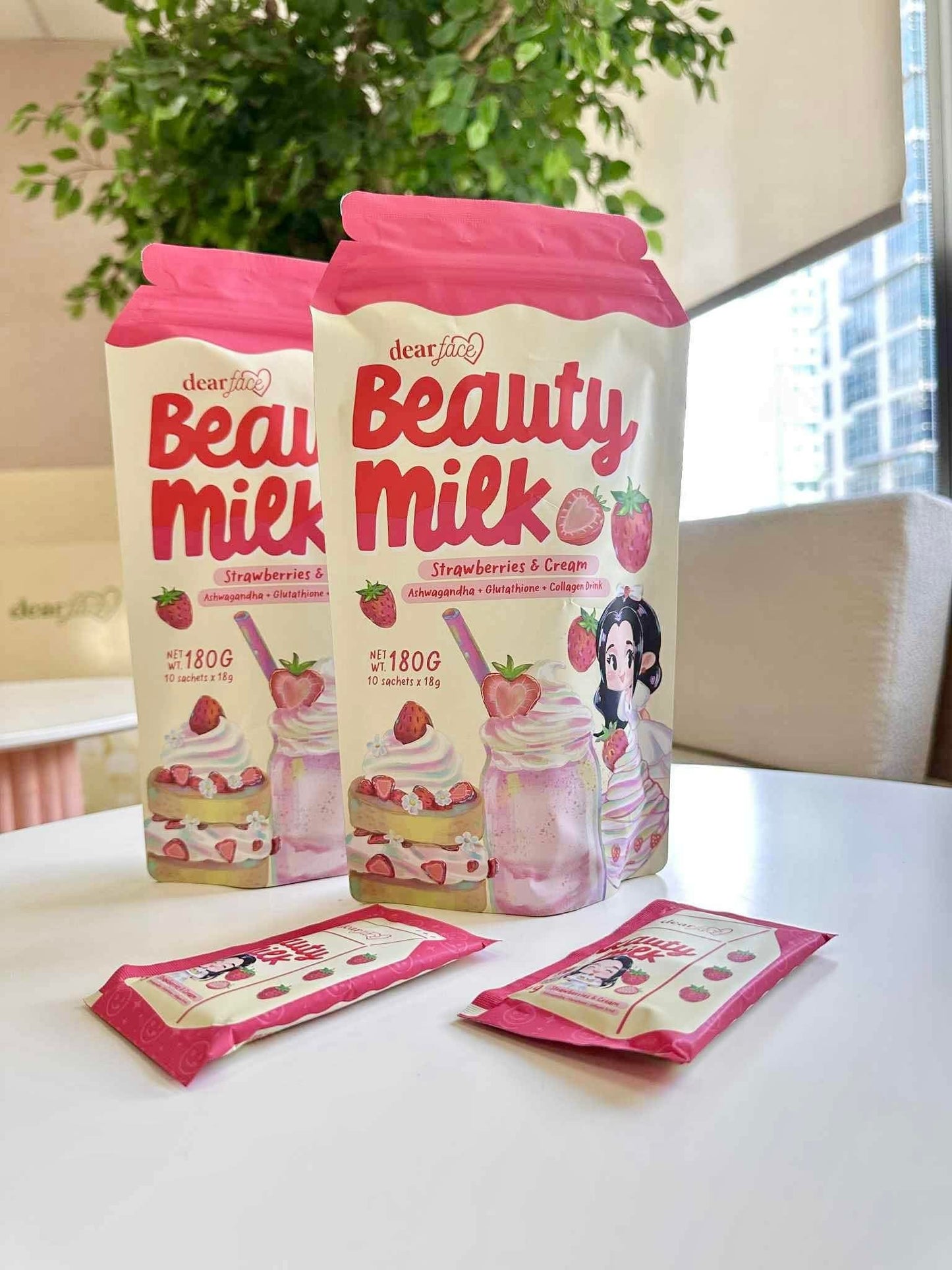 Dear Face Beauty Milk Strawberries & Cream
