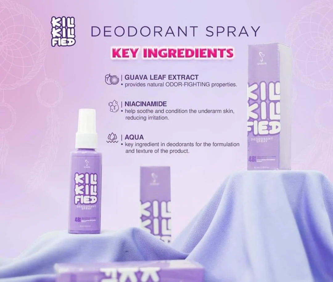 Saskin Kili Kili Fied Deodorant Spray 60 ml