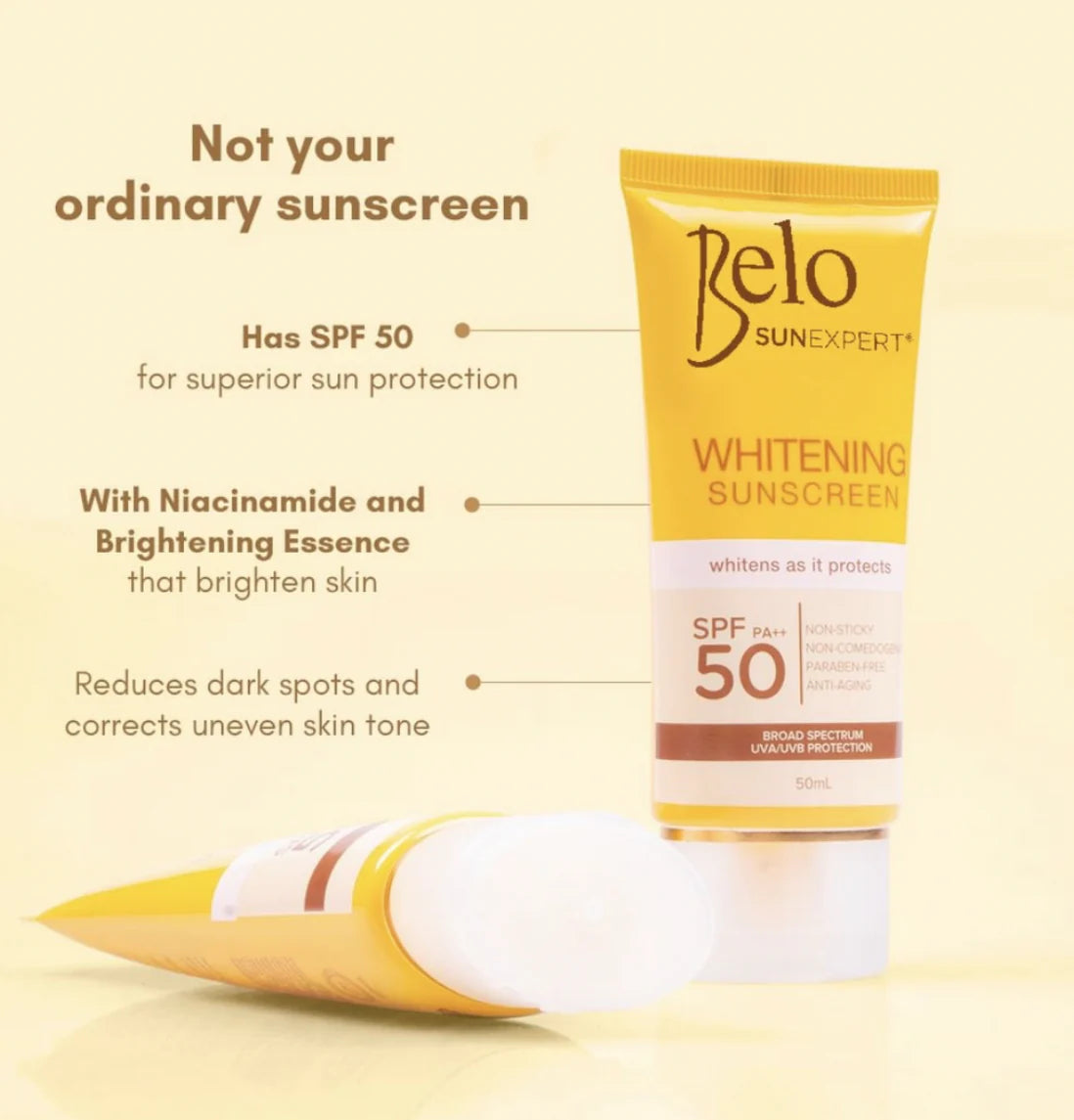 Belo SunExpert Whitening Sunscreen SPF50 50mL