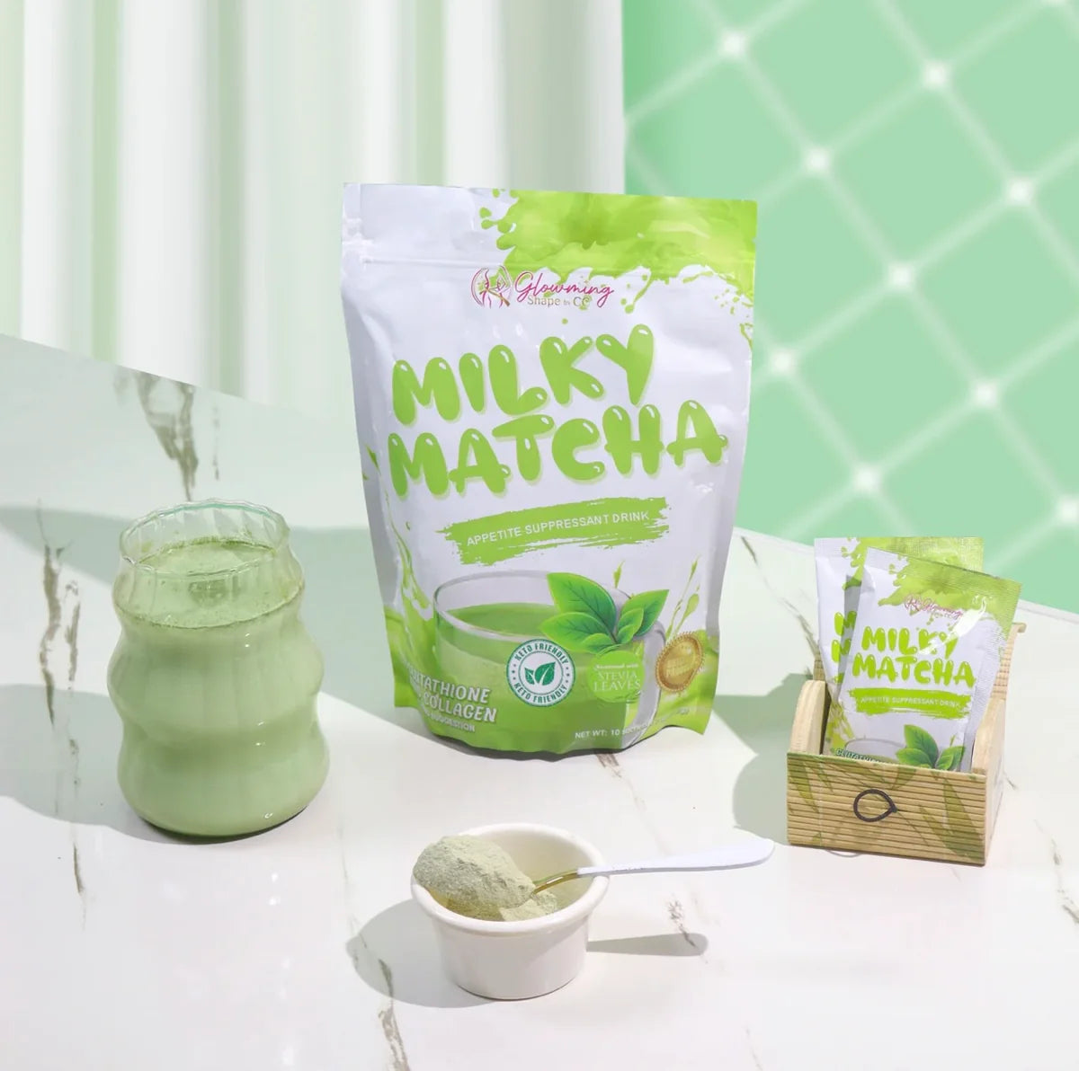Glowming Shape Milky Matcha