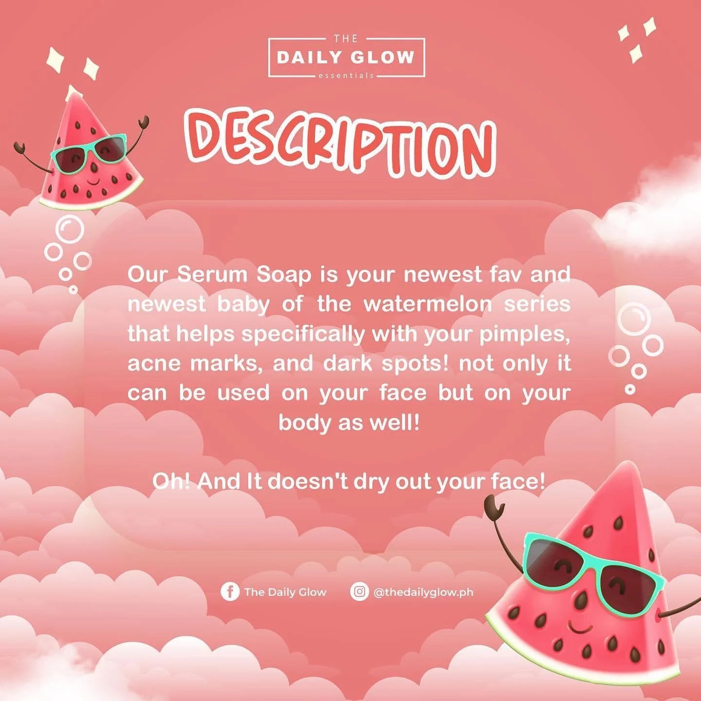 Watermelon Serum Soap 135g
