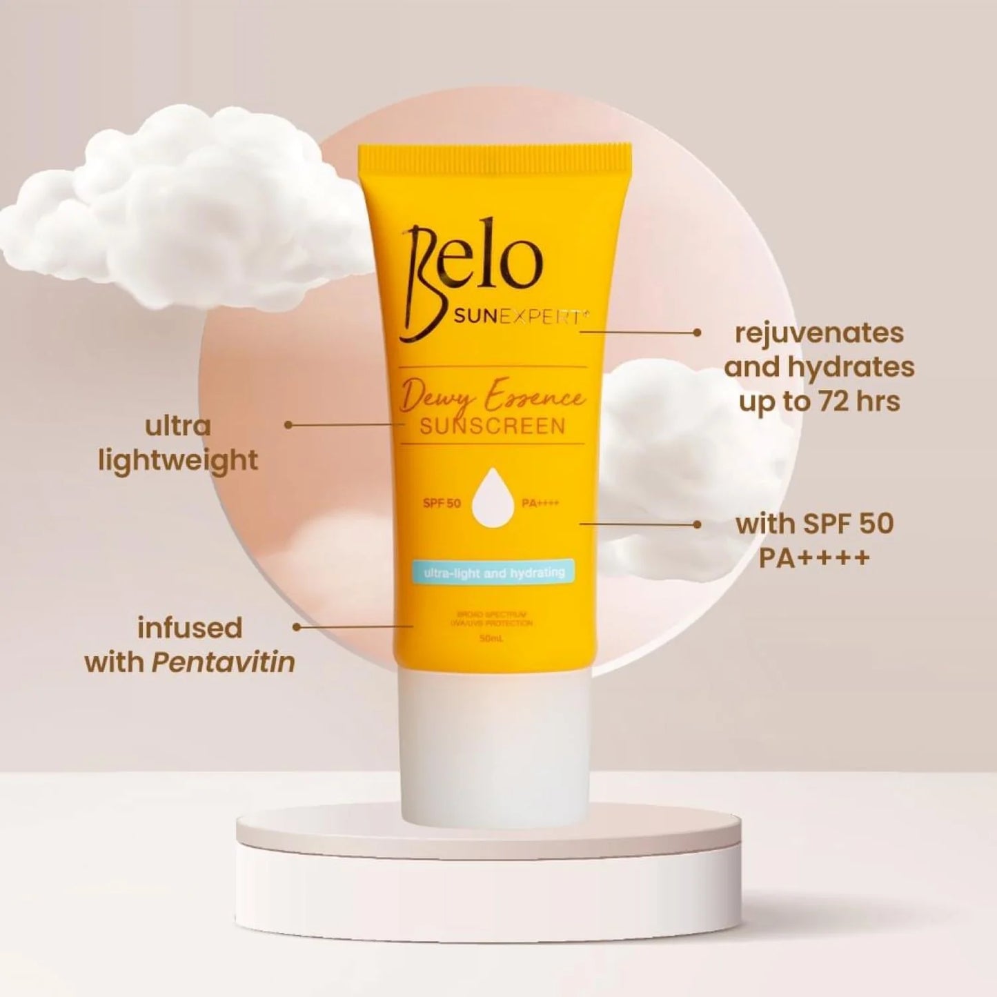 Belo SunExpert Dewy Essence Sunscreen SPF50 PA++++ 50ML