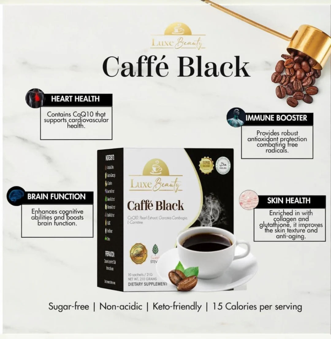 Luxe Slim Caffe Black (21g x 10 sachets)