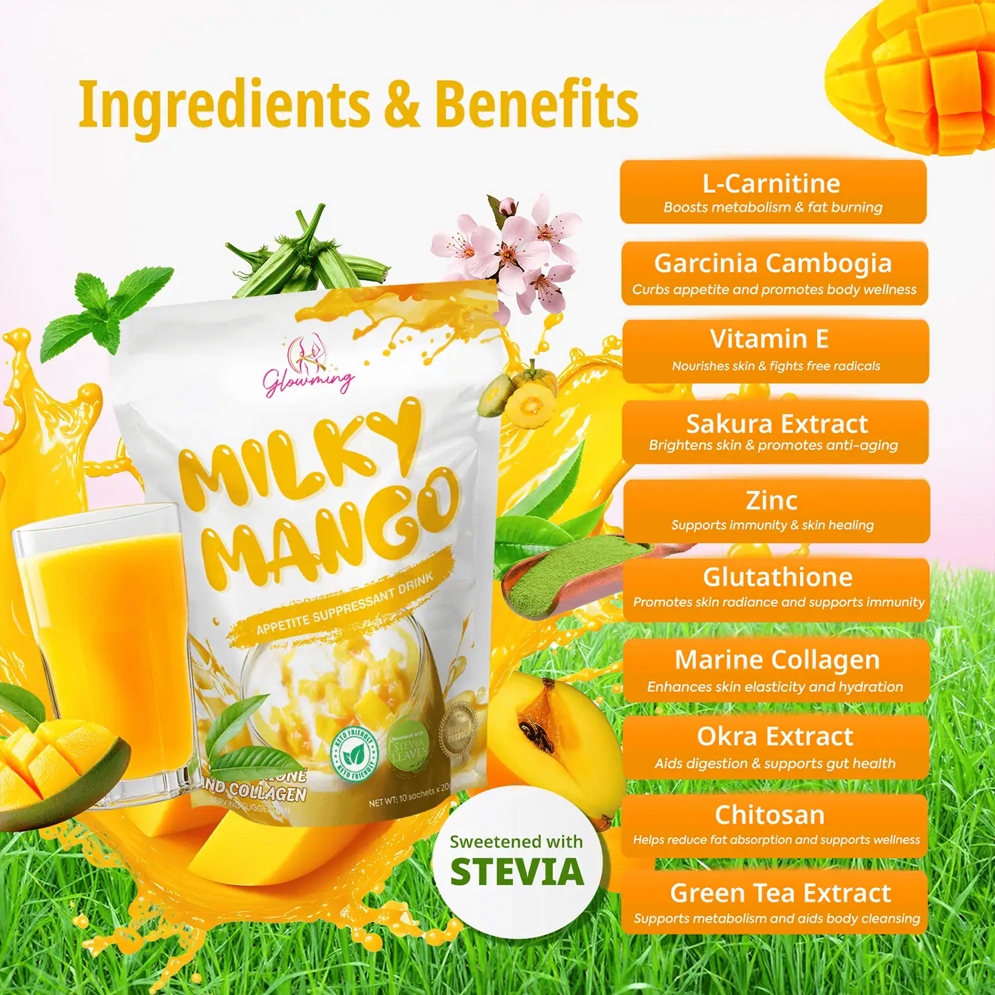 Glowming Shape Milky Mango