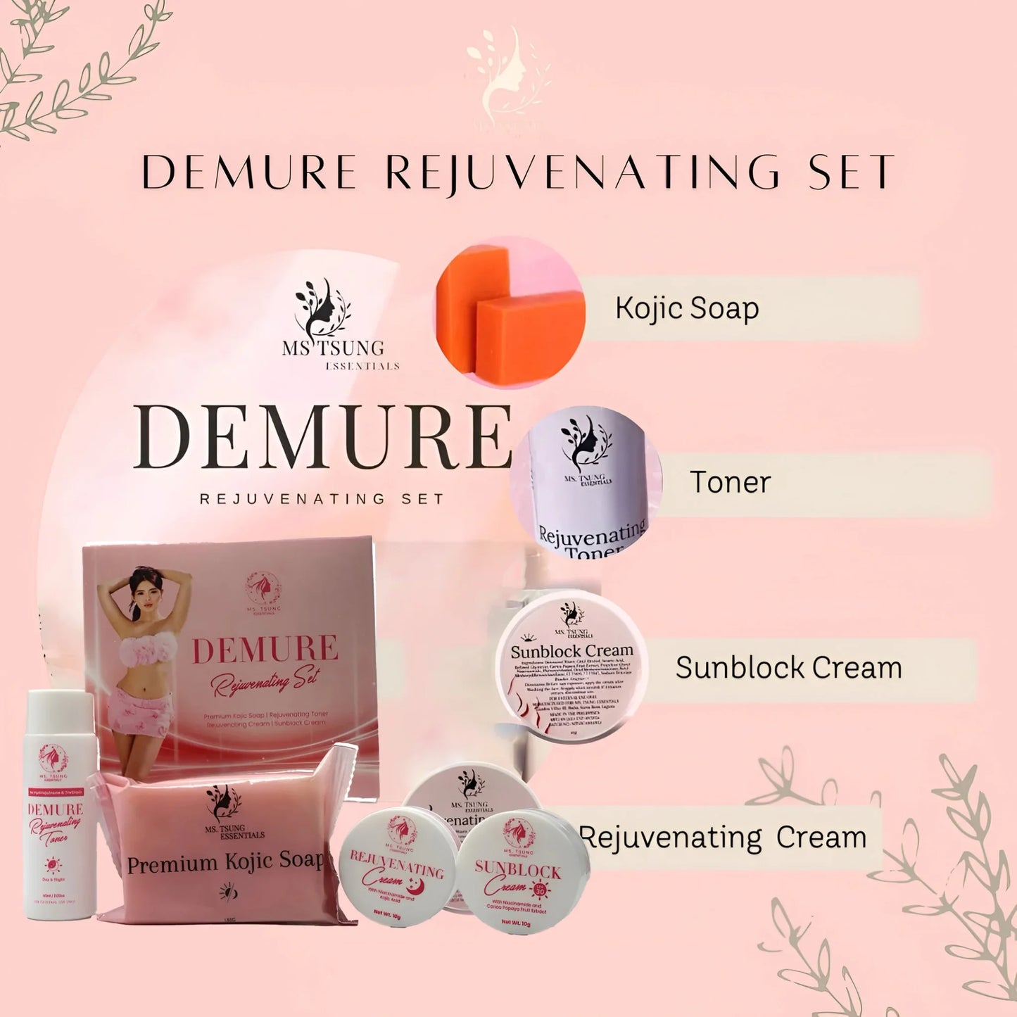 Ms. Tsung Essentials DEMURE Rejuvenating Set