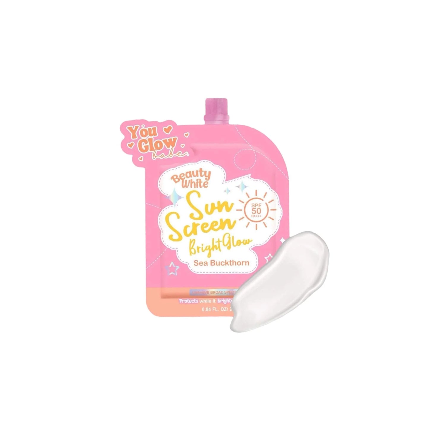 You Glow Babe Beauty White Sunscreen Bright Glow SPF 50 PA+++ Twinpack