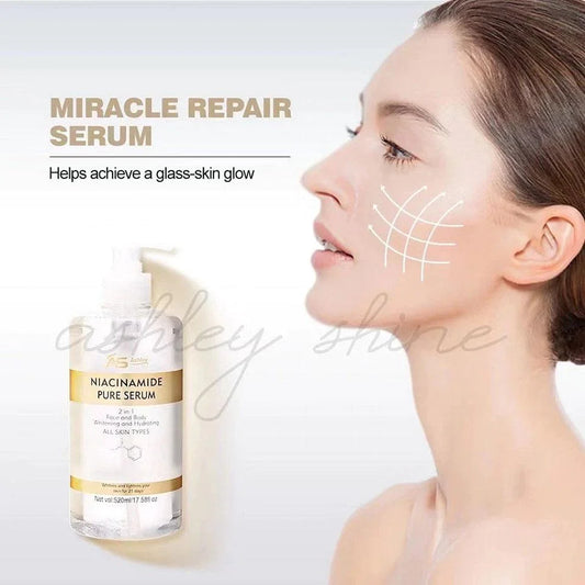 Ashley Shine Niacinamide Pure Serum For Face And Body 520ml