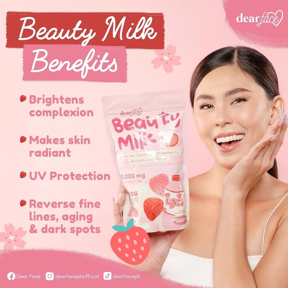 Dear Face Beauty Milk - Strawberry