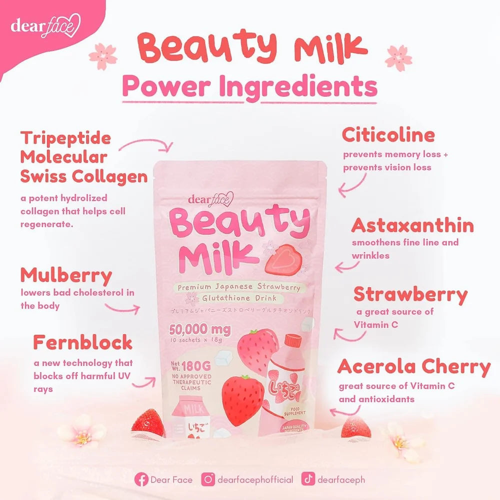 Dear Face Beauty Milk - Lychee