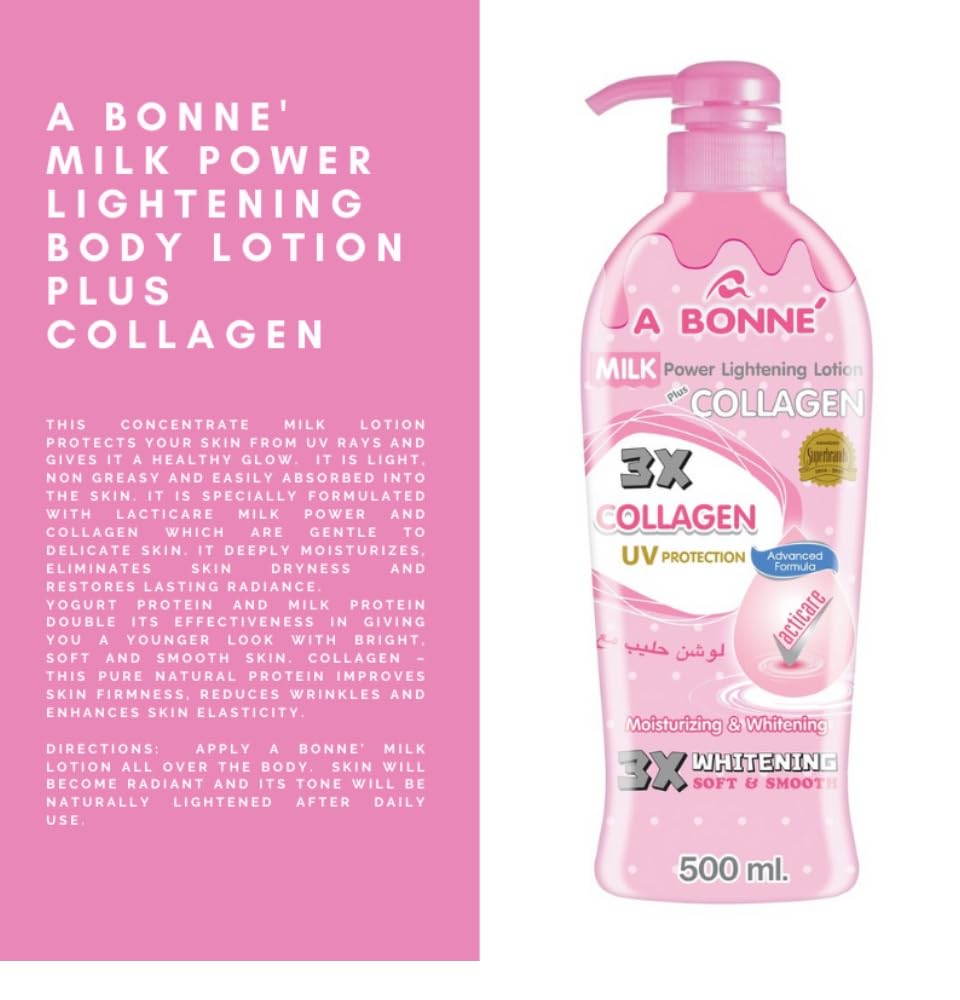 A Bonne’ Milk Power Lightening Lotion With Collagen 500ml