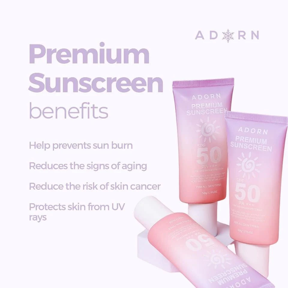 Adorn Premium Sunscreen SPF50 PA+++