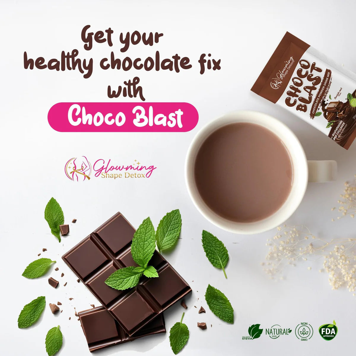 Glowing Shape Detox Choco Blast