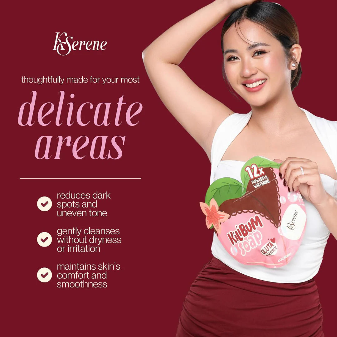 KSerene KiliBUM Gluta Glycolic Soap 3 x 70g