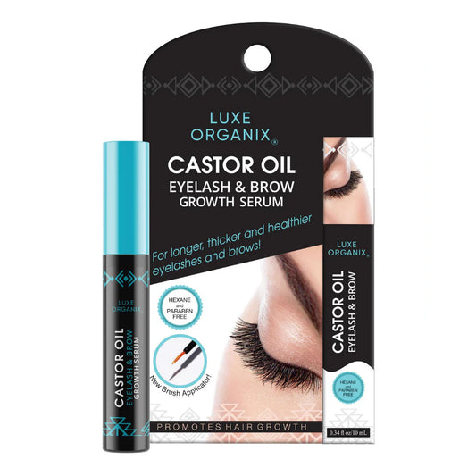 Luxe Organix Castor Oil Eyelash & Brow Growth Serum 10ml