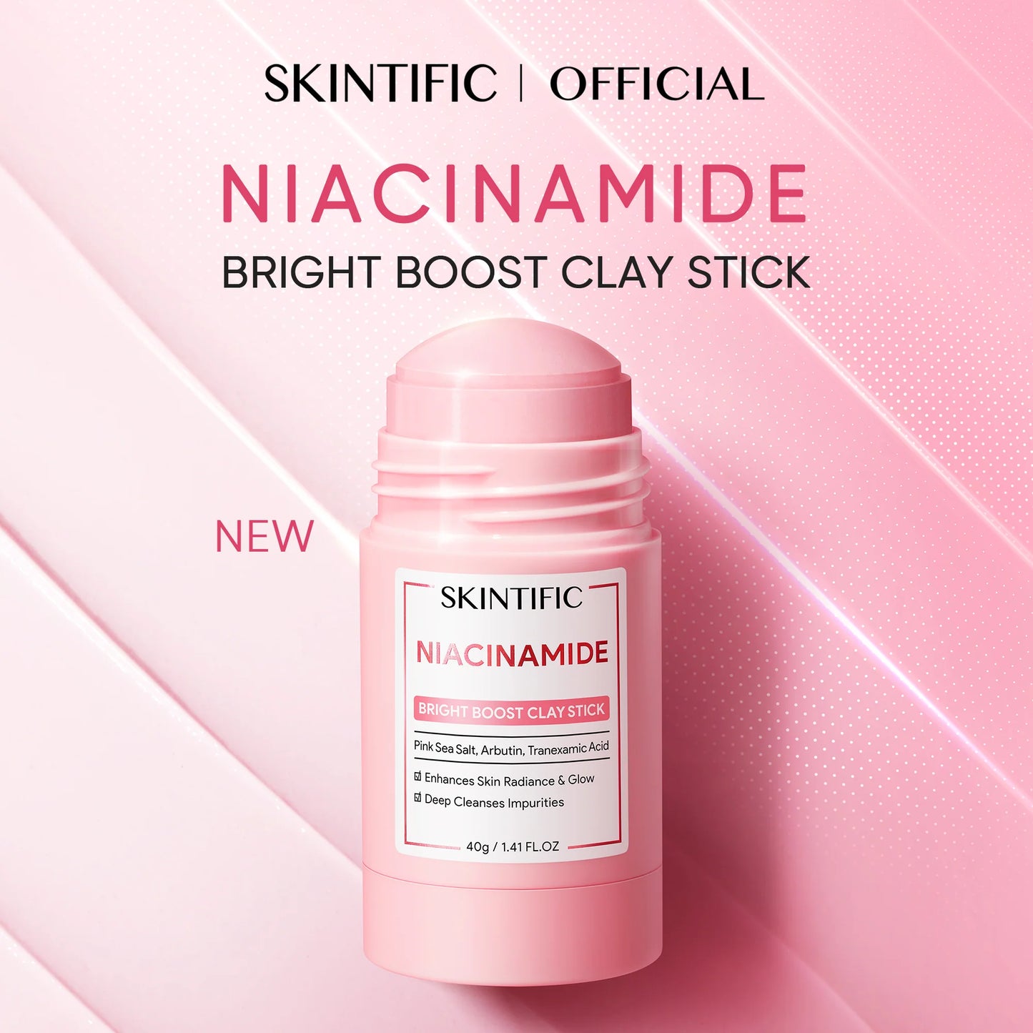 Niacinamide Bright Boost Clay Stick 40g