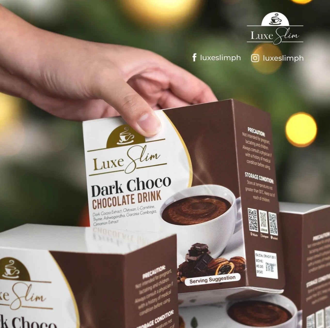 Luxe Slim Dark Choco (21g x 10 sachets)