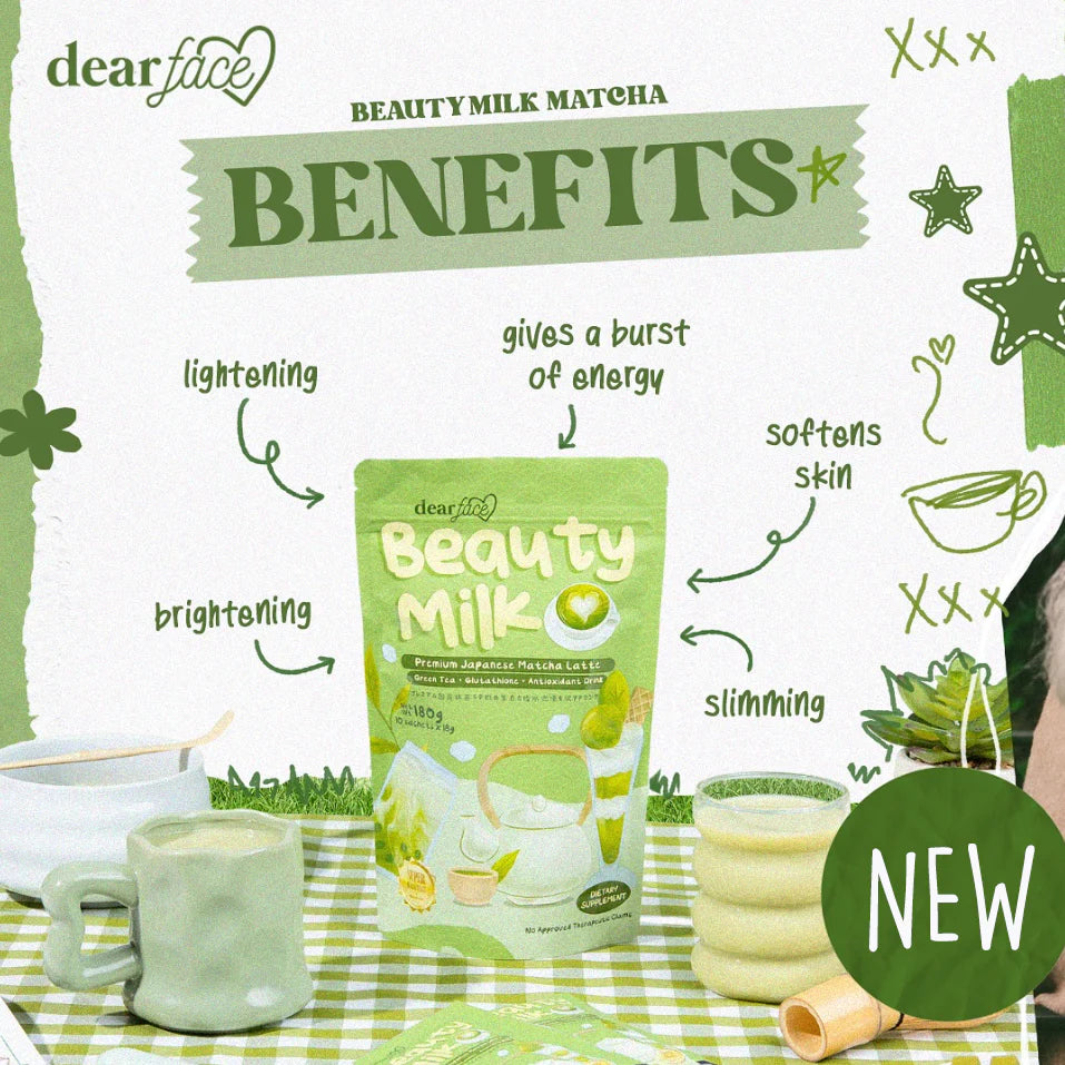 Dear Face Beauty Milk Matcha