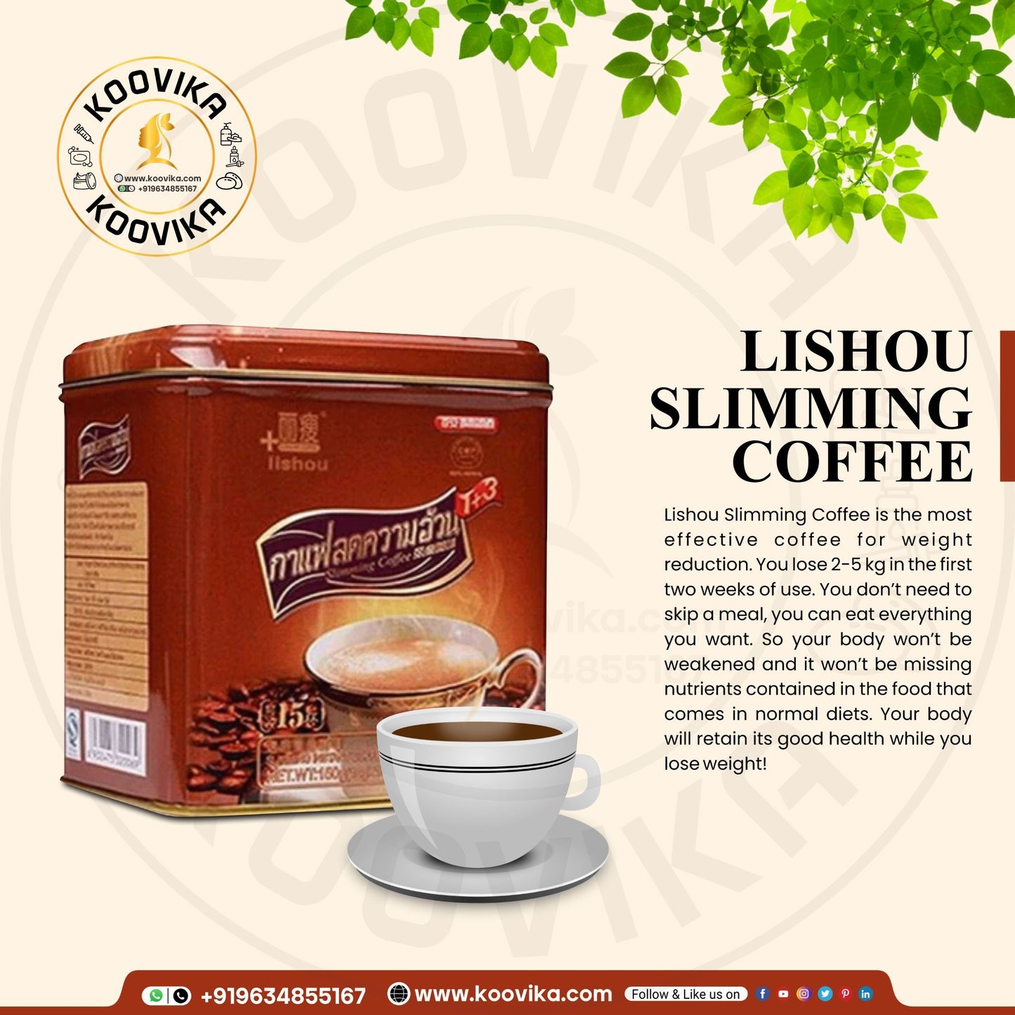 Lishou Slimming Coffee 15sachets