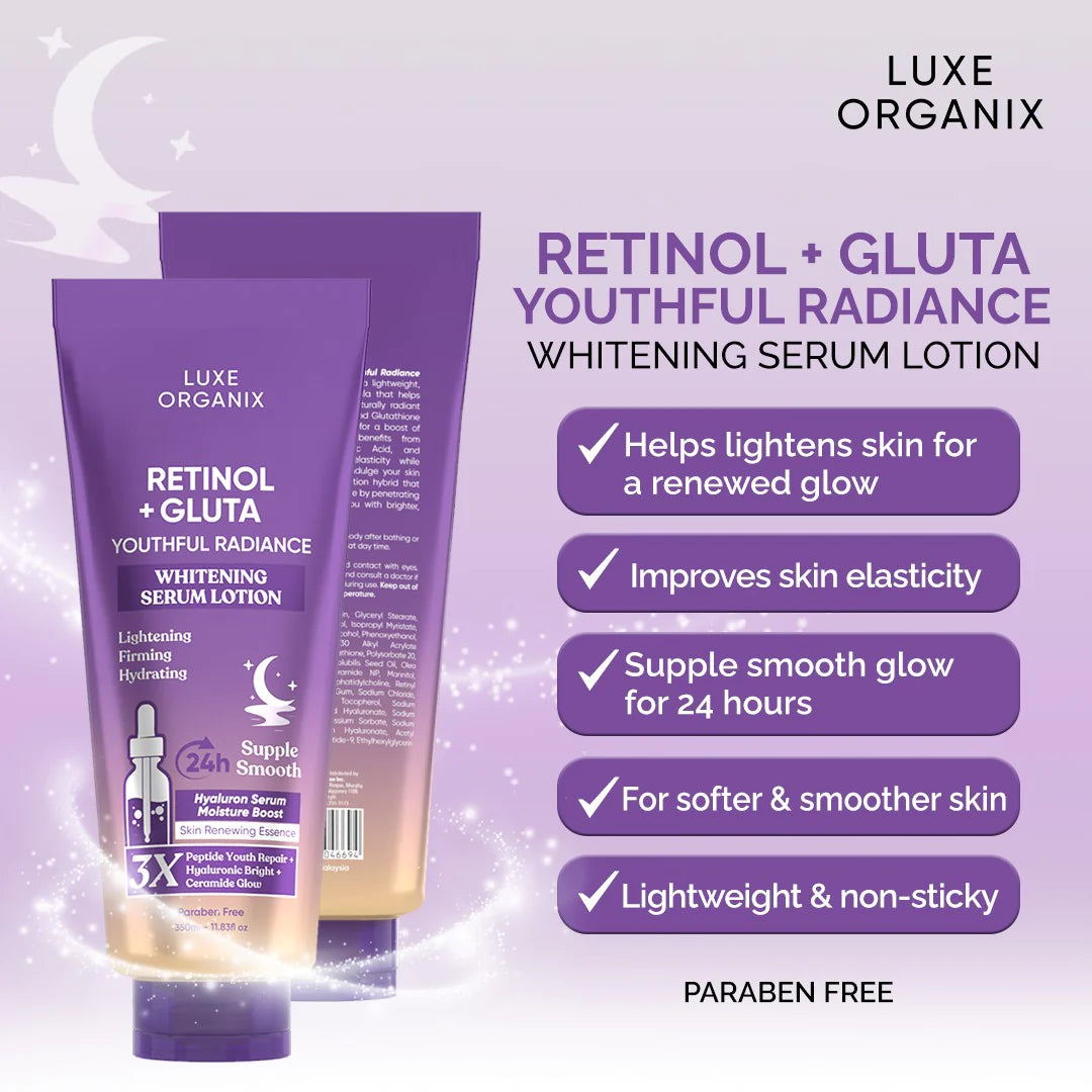 Luxe Organix Retinol + Gluta 350ml