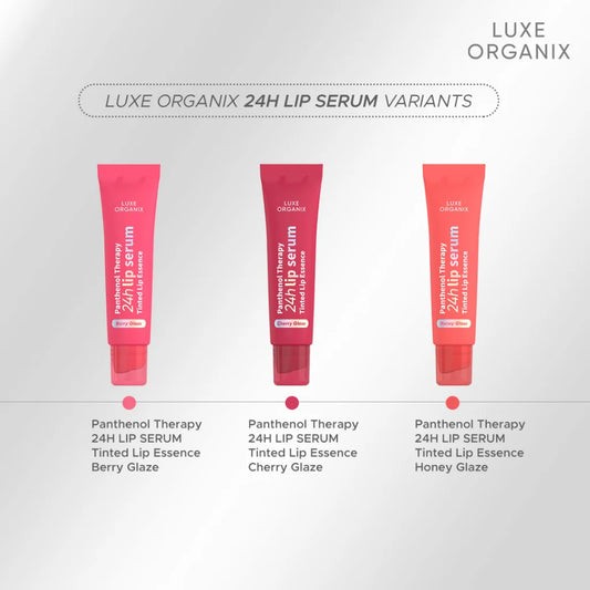 Luxe Organix Panthenol Therapy 24h Lip Serum Tinted Lip Essence 10g