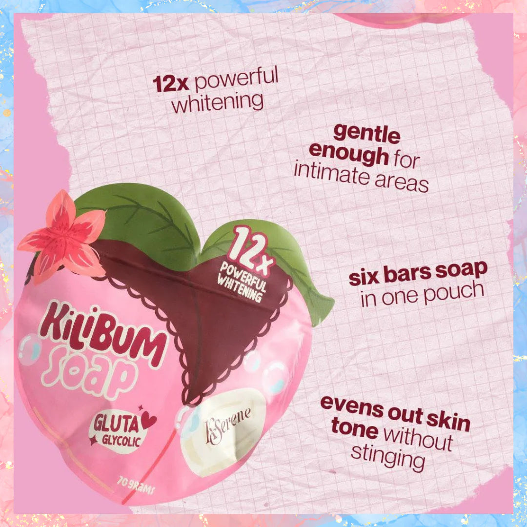 KSerene KiliBUM Gluta Glycolic Soap 3 x 70g