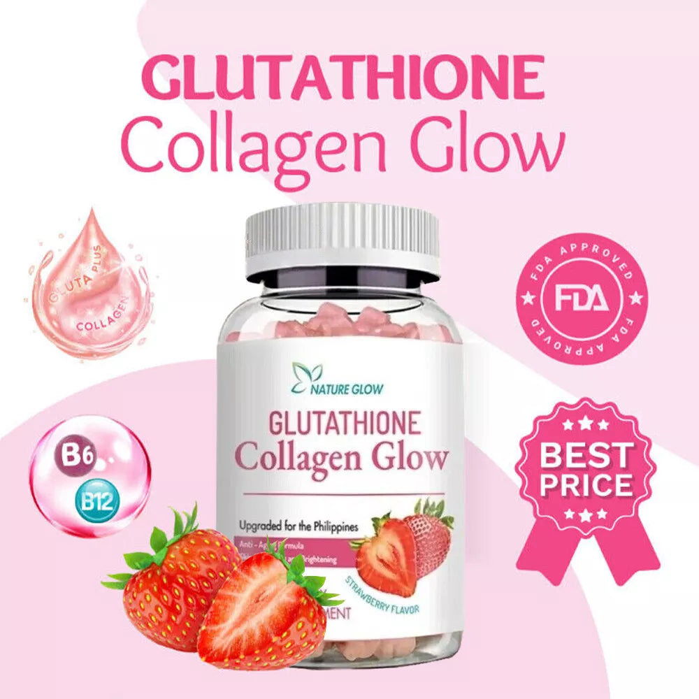 Nature Glow Glutathione Collagen Glow (Strawberry Flavor) 60s