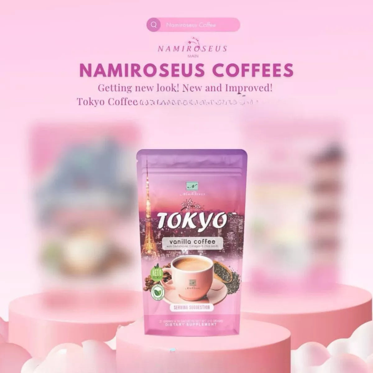 Namiroseus Tokyo Vanilla Coffee (21g x 10 sachets)